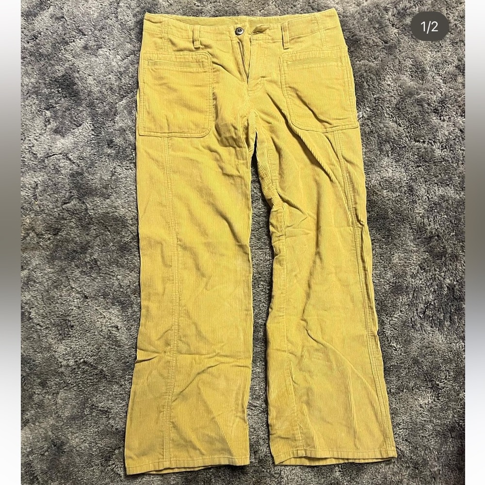 Patagonia Yellow Corduroy Pants